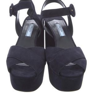Prada Suede Sandals